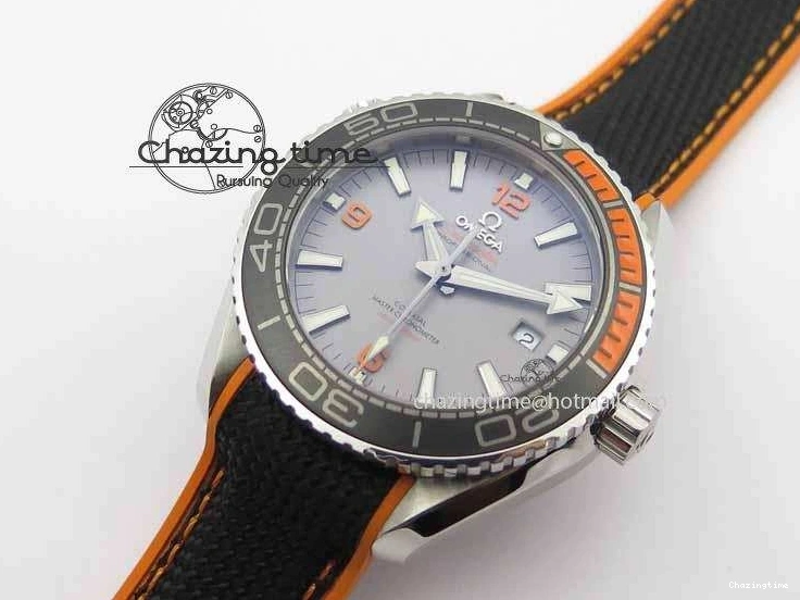 0206 UrbanStyle Planet Ocean 2016 43.5mm SS OM 1:1 Best Edition Gray Dial On Black Nylon Strap A 8168